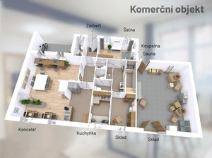 Prodej domu s pozemkem ke komerčním účelům, Načeradec okr. Benešov