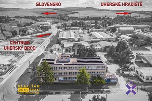 Prodej komerčního objektu - sklady s rampou, lehká výroba, kanceláře, 2 007 m2 - Uherský Brod, okres