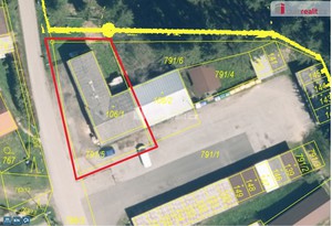 K prodeji, komerční objekt - garáž, dílna, sklad v obci Pohorská Ves