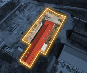 Prodej komerční stavby- sklad, showroom, kanceláře, byty, 834 m2 - Ševětín