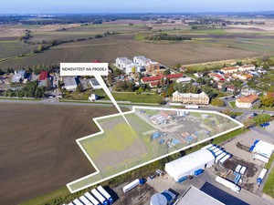 Dašice - průmyslové objekty, stavební pozemky k prodeji
