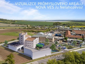 Pozemkem 3671 m2 v průmyslové zóně pro výrobu - Nová Ves
