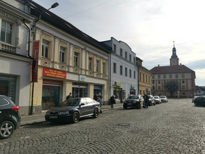 Prodej obchodní budovy v centru města Sušice, Šumava