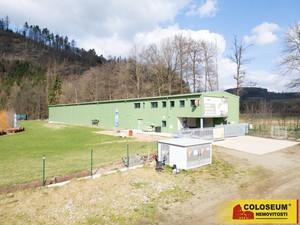 Nedvědice, skladovací prostory, 19 015 m2, vhodné jako bateriové úložiště nebo regulační stanice výk